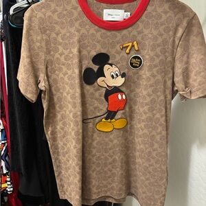 Disney Mickey Mouse Brown T-Shirt